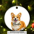 Custom Christmas Decor Home Birthday Gifts For Dog Lovers • Bark Less Wag More - Personalized Ceramic Ornament