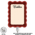 Custom Photo Nurse ID Holder, Graduation Christmas Birthday Gifts for Dog Lovers • Working With My Pet - Personalized Acrylic Badge Reel