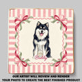 Custom Dog Portrait Watercolor Trinket Dish Gift For Dog Mom, Dog Lovers • Cottage Bloom - Personalized Jewelry Dish
