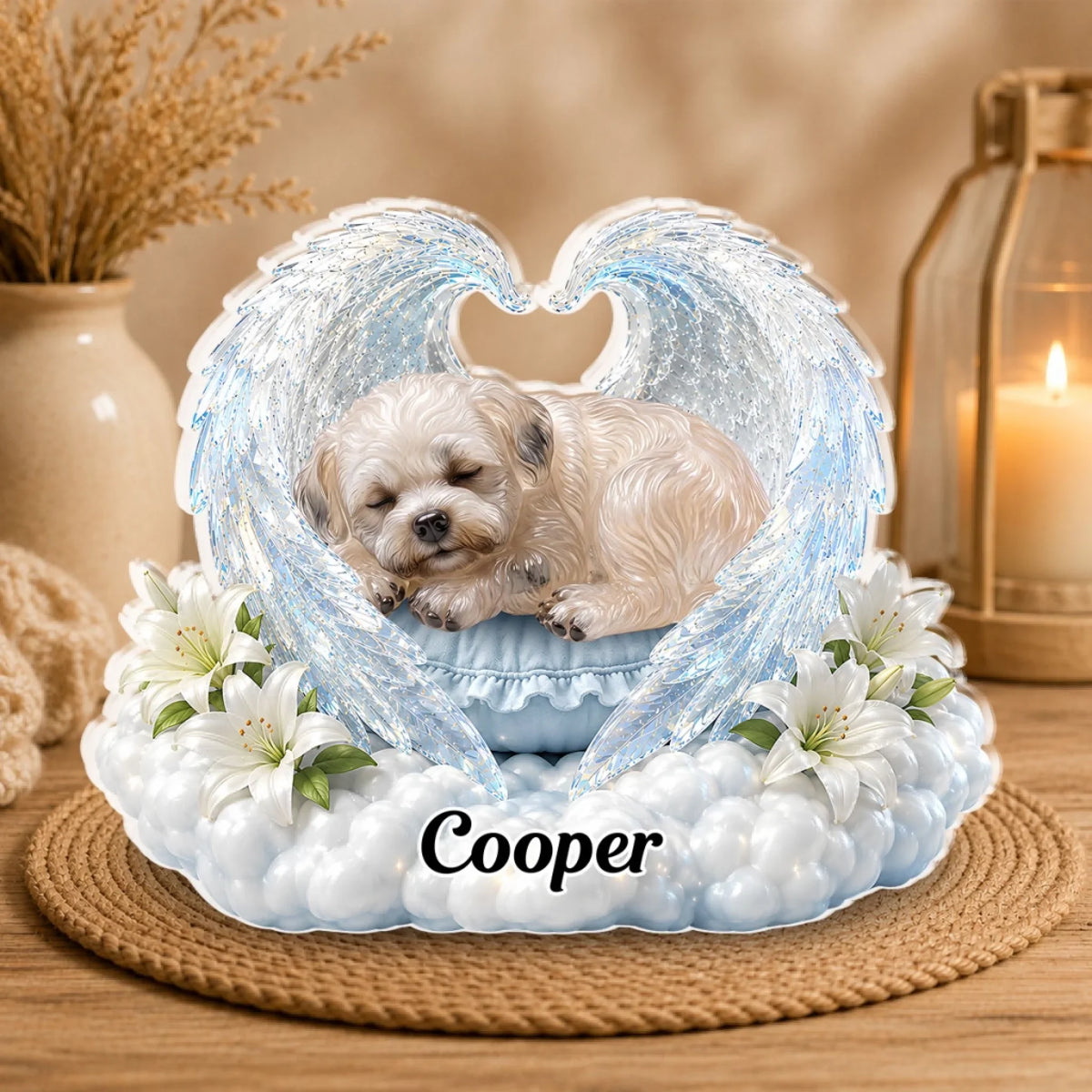 Sleeping Angel - Personalized Acrylic Plaque