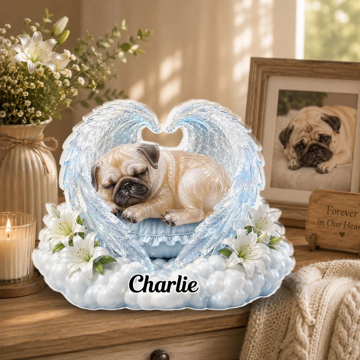 Sleeping Angel - Personalized Acrylic Plaque