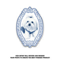 Watercolor Pet Portrait - Personalized Acrylic Magnet