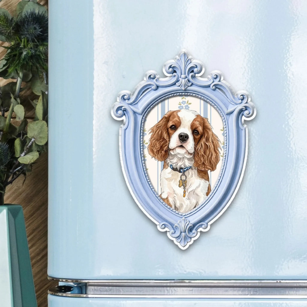 Pet Vintage Frame - Personalized Acrylic Magnet