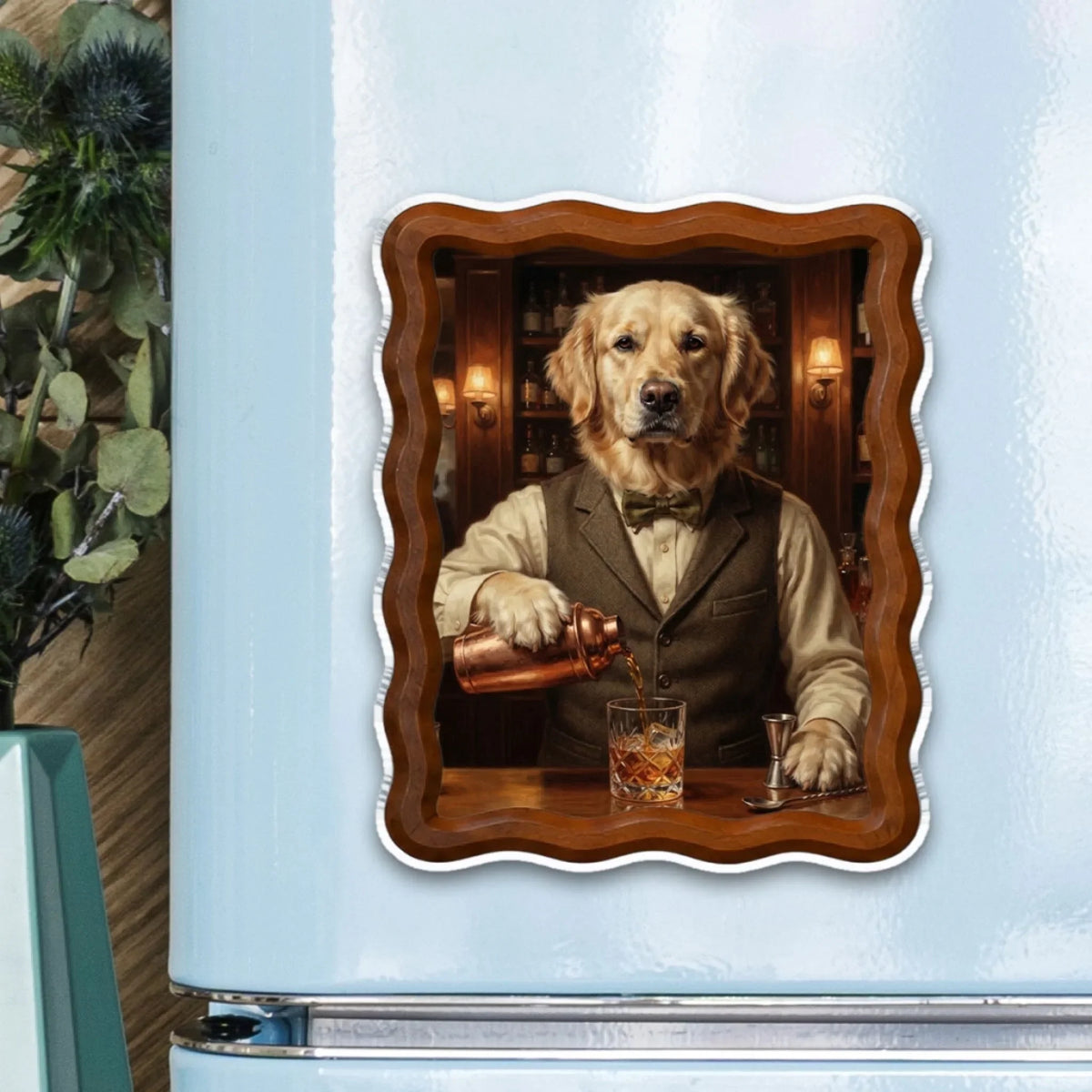 Portraits Of Elegance - Personalized Acrylic Magnet