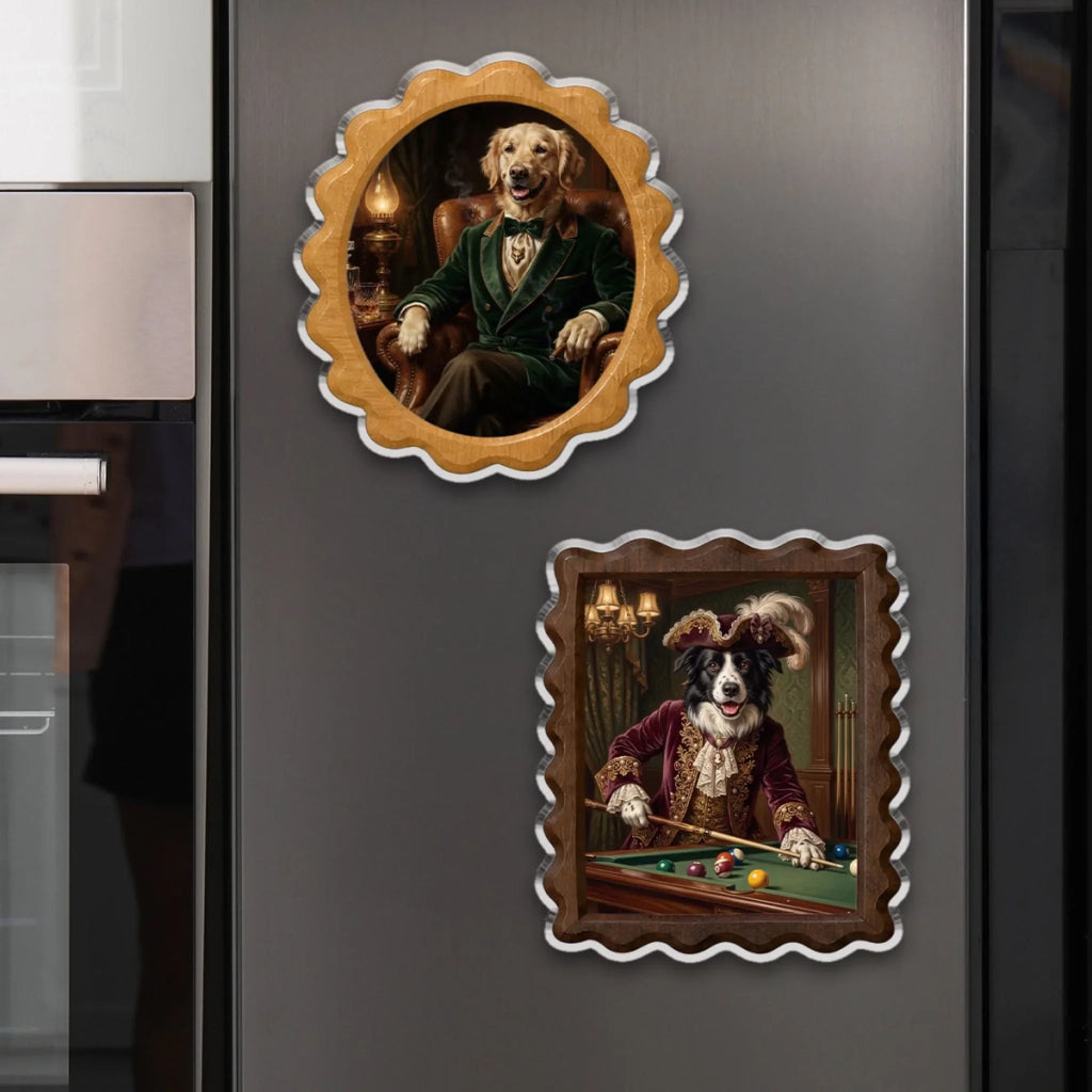 Portraits Of Elegance - Personalized Acrylic Magnet