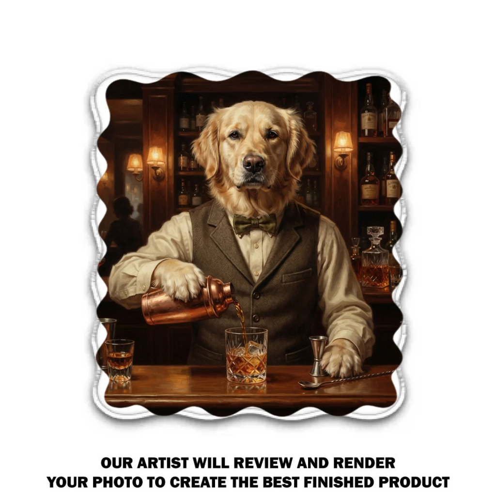 Portraits Of Elegance - Personalized Acrylic Magnet