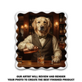 Portraits Of Elegance - Personalized Acrylic Magnet