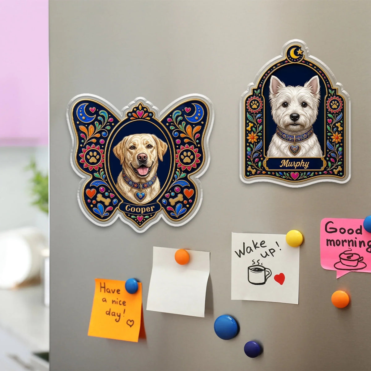 Hispanic Fur Baby - Personalized Acrylic Magnet
