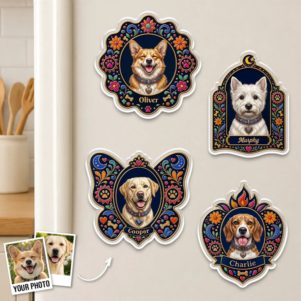 Hispanic Fur Baby - Personalized Acrylic Magnet