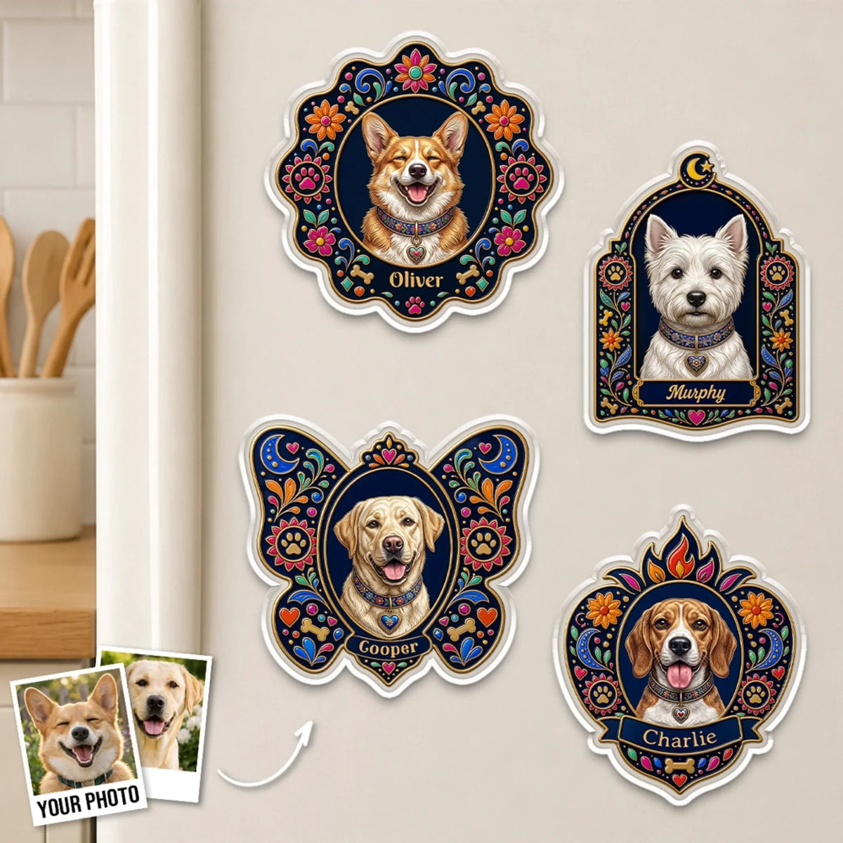 Hispanic Fur Baby - Personalized Acrylic Magnet