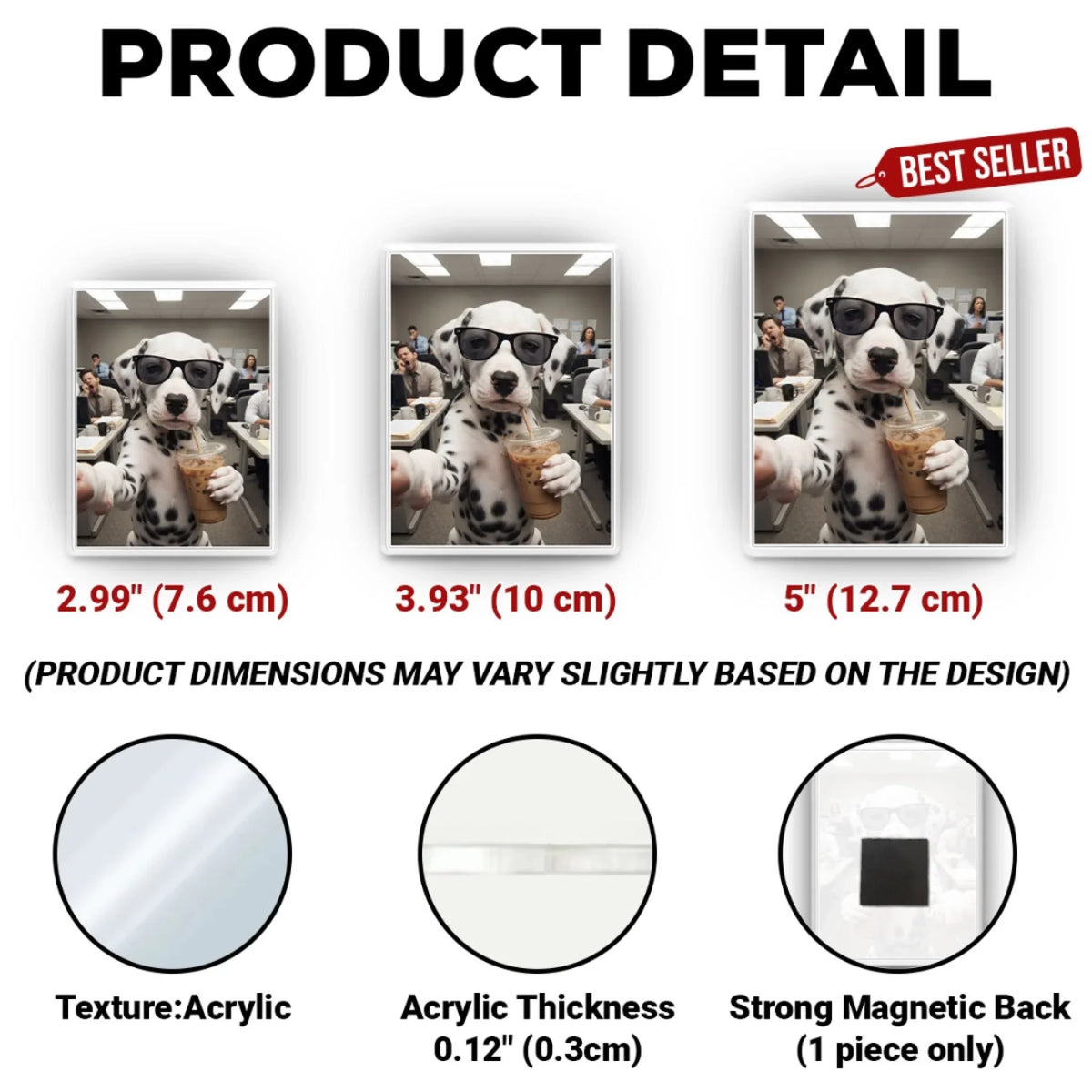 Coolest Pet Ever - Personalized Acrylic Magnet