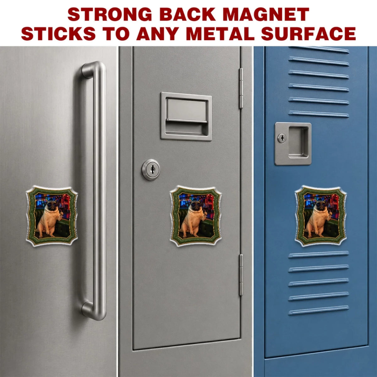Pet Bar Portrait - Personalized Acrylic Magnet