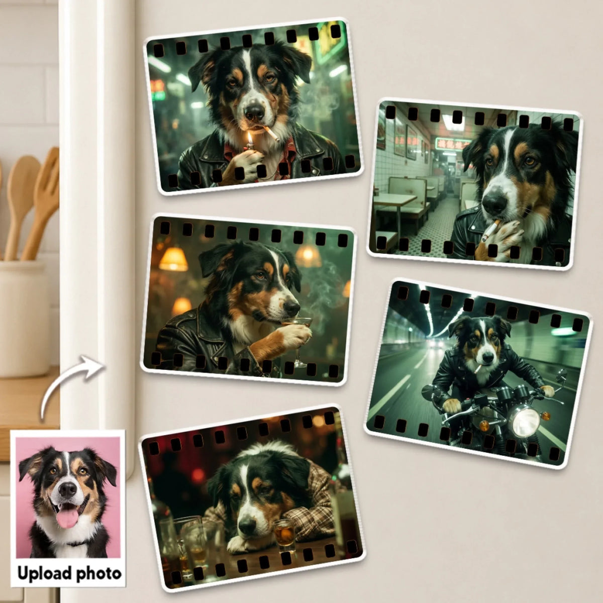 Paws on Film - Personalized Acrylic Magnet