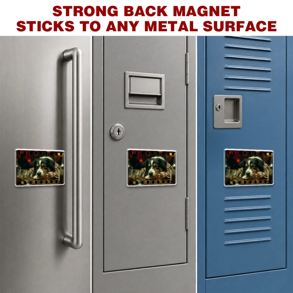 Paws on Film - Personalized Acrylic Magnet