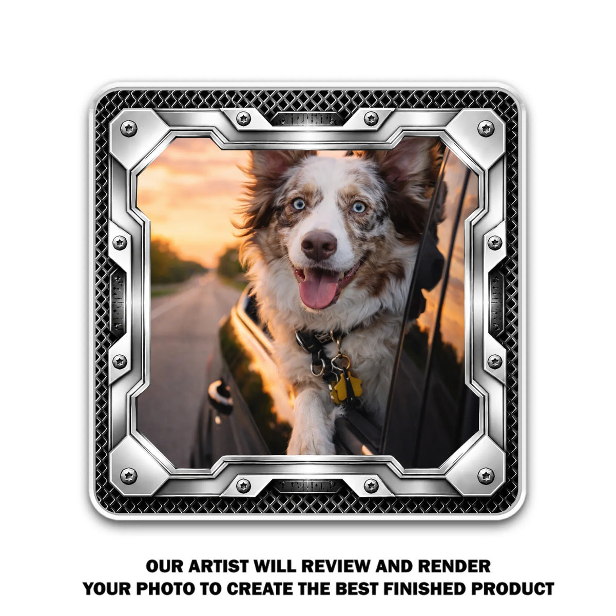 Paws On The Road - Personalized Acrylic Magnet