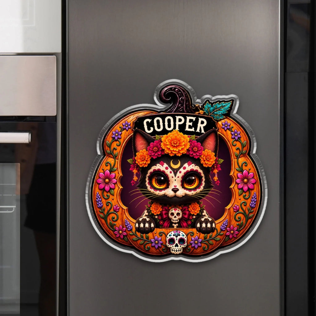 Too Cute To Spook - Personalized Acrylic Magnet