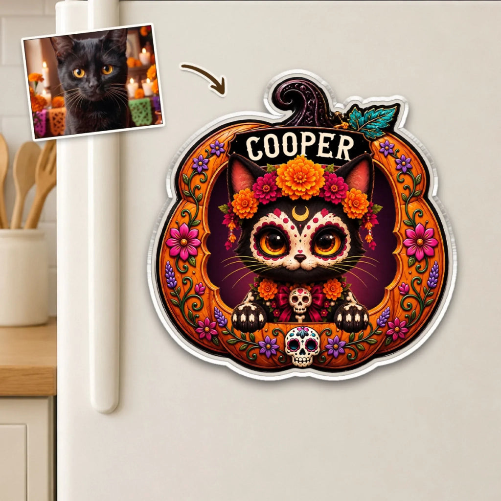Too Cute To Spook - Personalized Acrylic Magnet