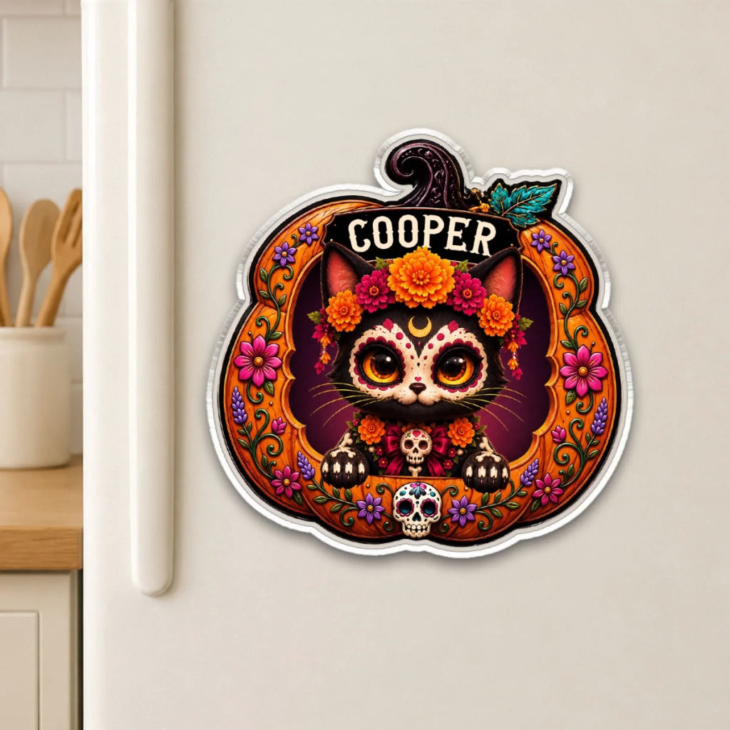 Too Cute To Spook - Personalized Acrylic Magnet