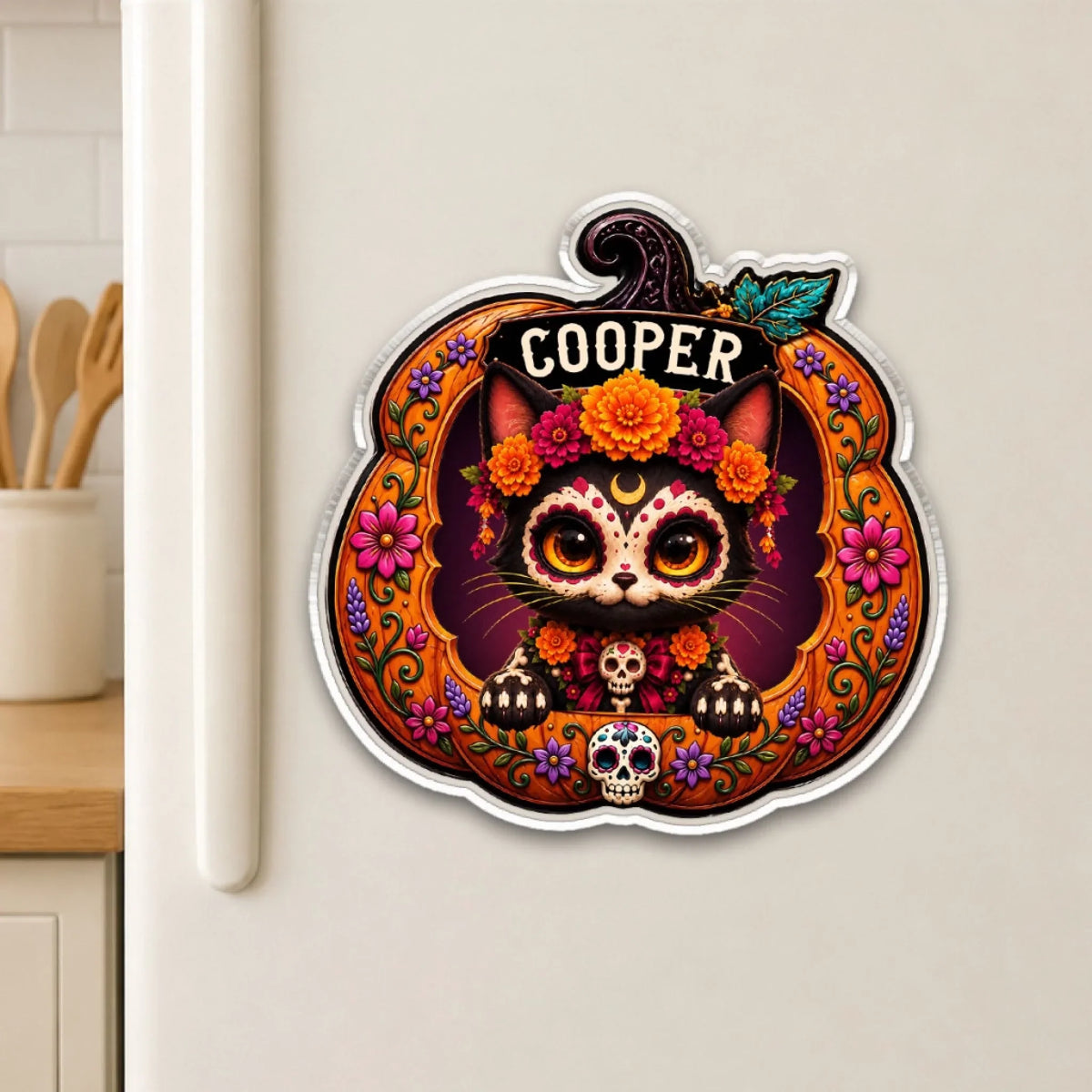 Too Cute To Spook - Personalized Acrylic Magnet