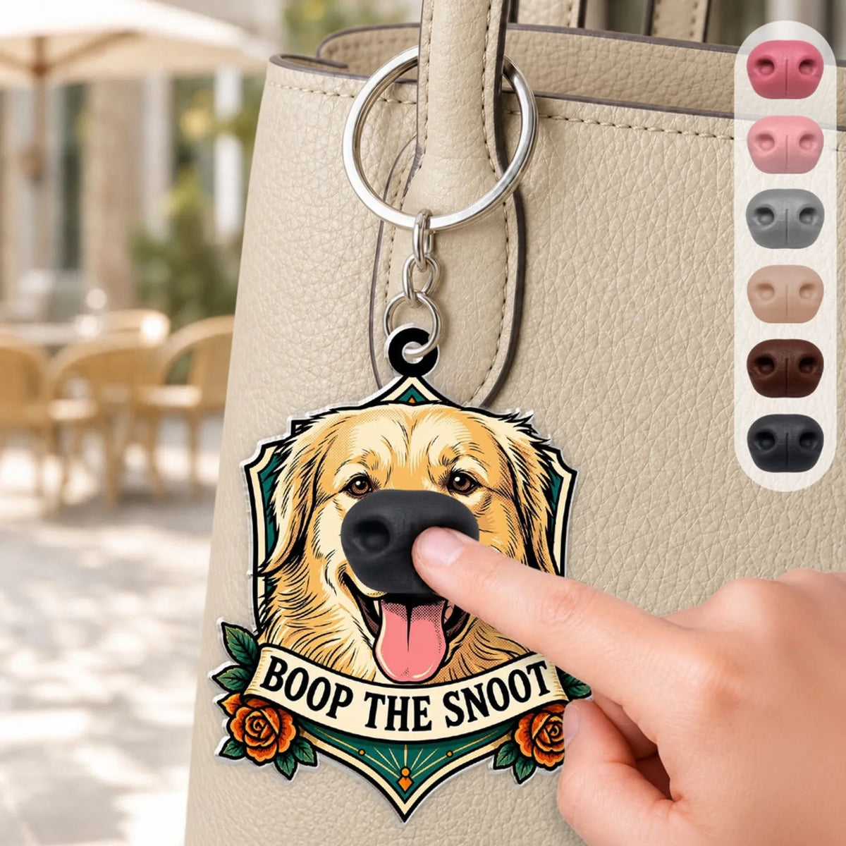 I Woof You - Personalized Nose Squishy Keychain