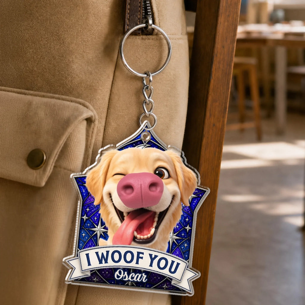 Squish My Snoot - Personalized Nose Squishy Keychain