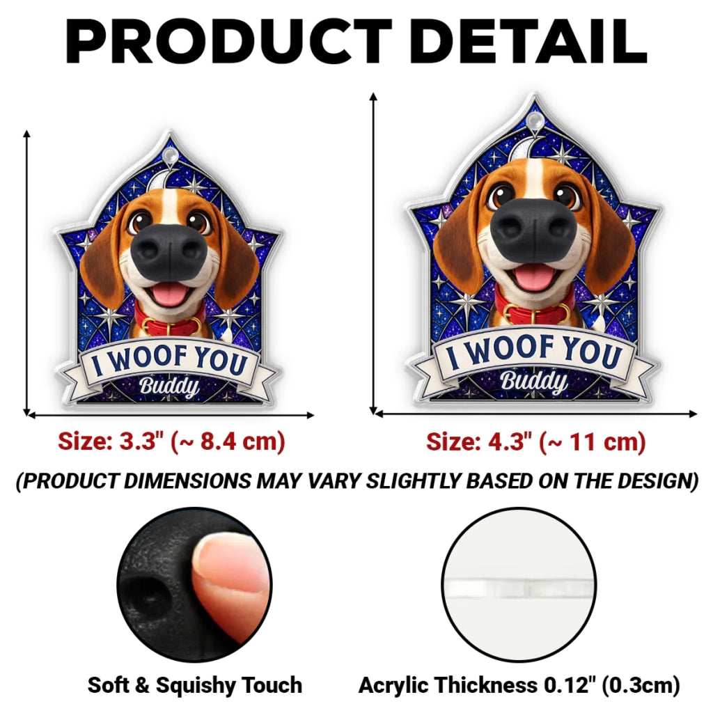 Squish My Snoot - Personalized Nose Squishy Keychain