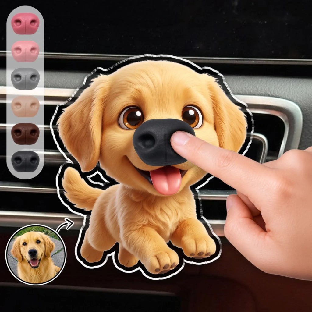 Drive Safe - Personalized Nose Squishy Acrylic Car Vent Clip