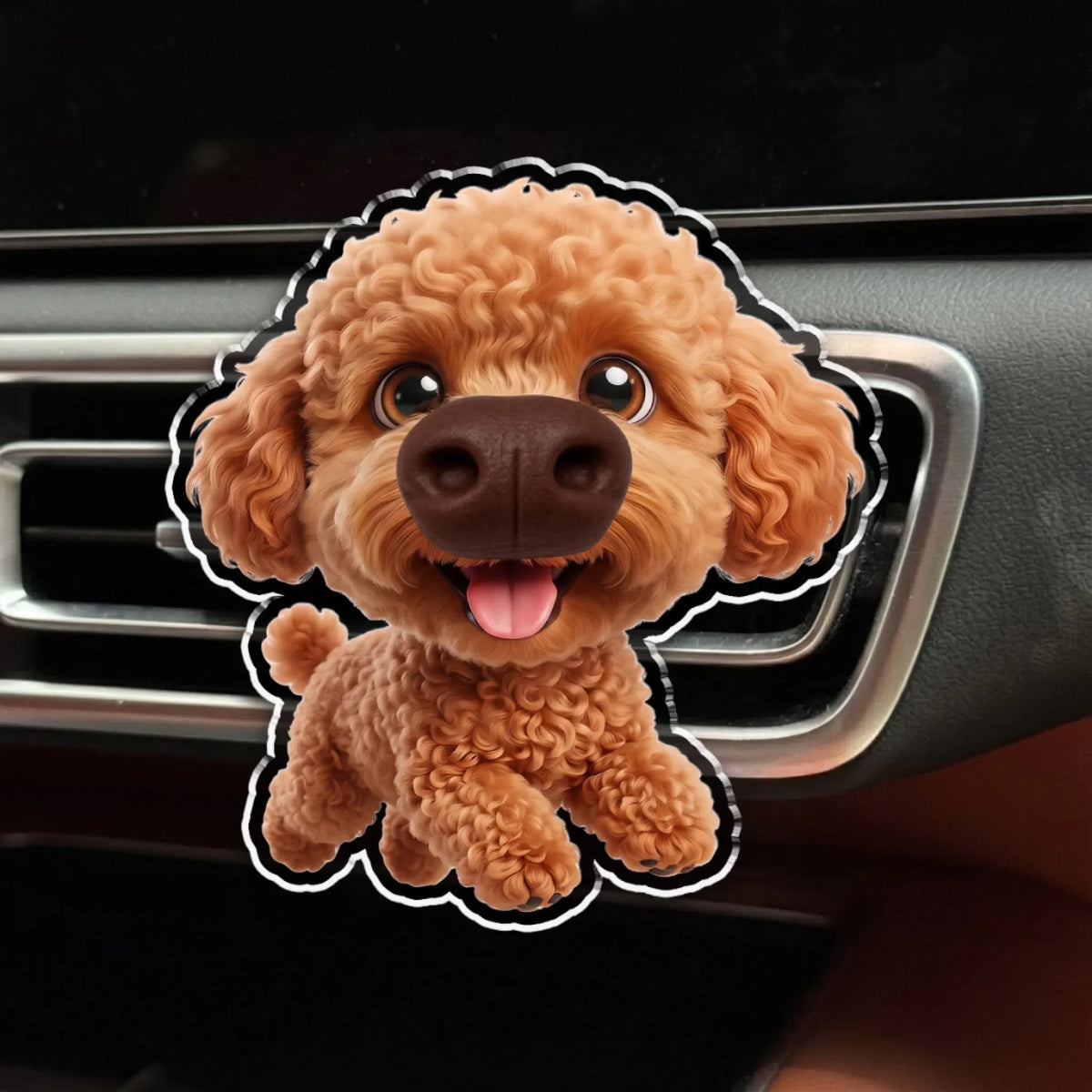 Drive Safe - Personalized Nose Squishy Acrylic Car Vent Clip