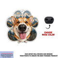 Custom Photo Christmas Birthday Gifts For Dog Parents • Boop My Big Snoot - Personalized Nose Squishy Keychain