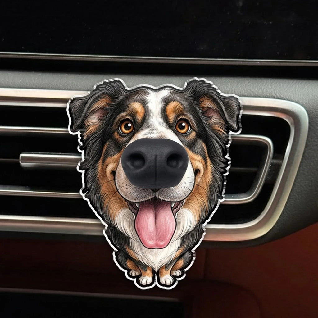 Smiles On The Road - Personalized Squishy Nose Car Vent Clip