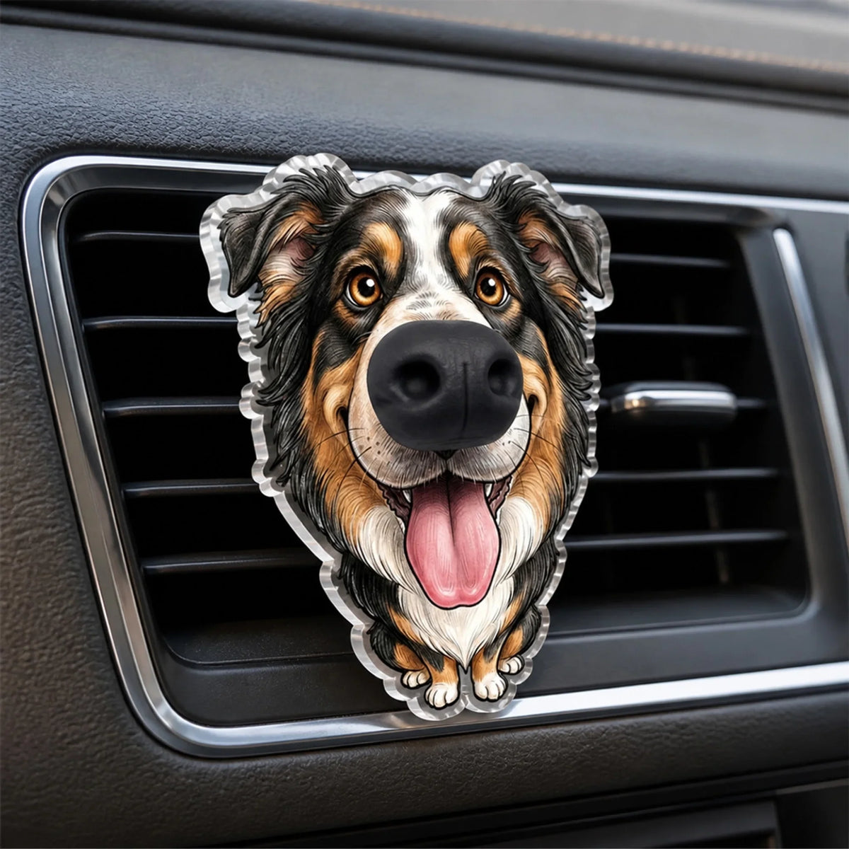 Smiles On The Road - Personalized Squishy Nose Car Vent Clip