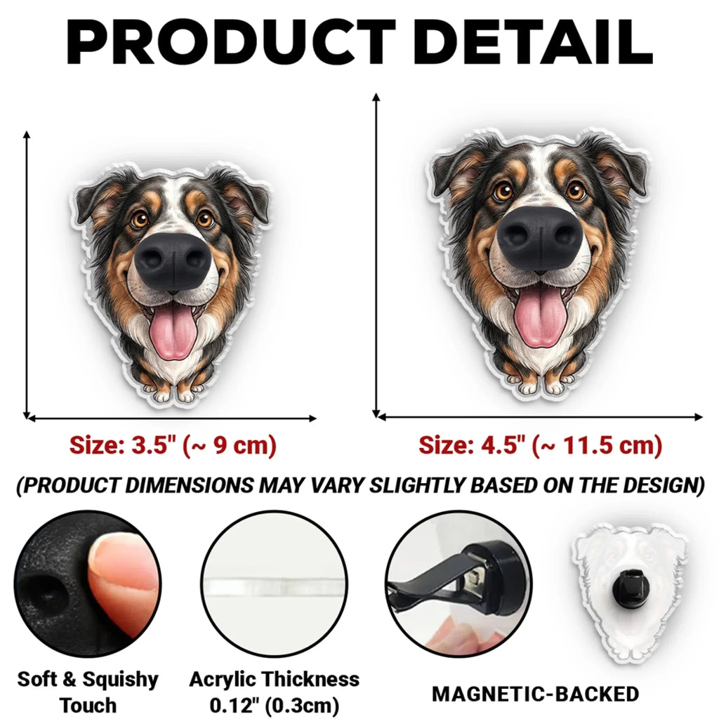 Smiles On The Road - Personalized Squishy Nose Car Vent Clip