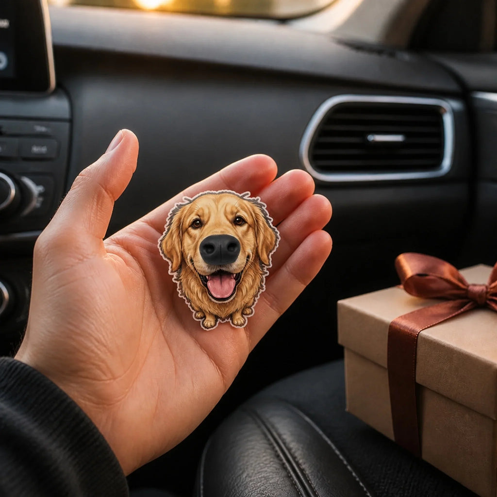 Smiles On The Road - Personalized Squishy Nose Car Vent Clip
