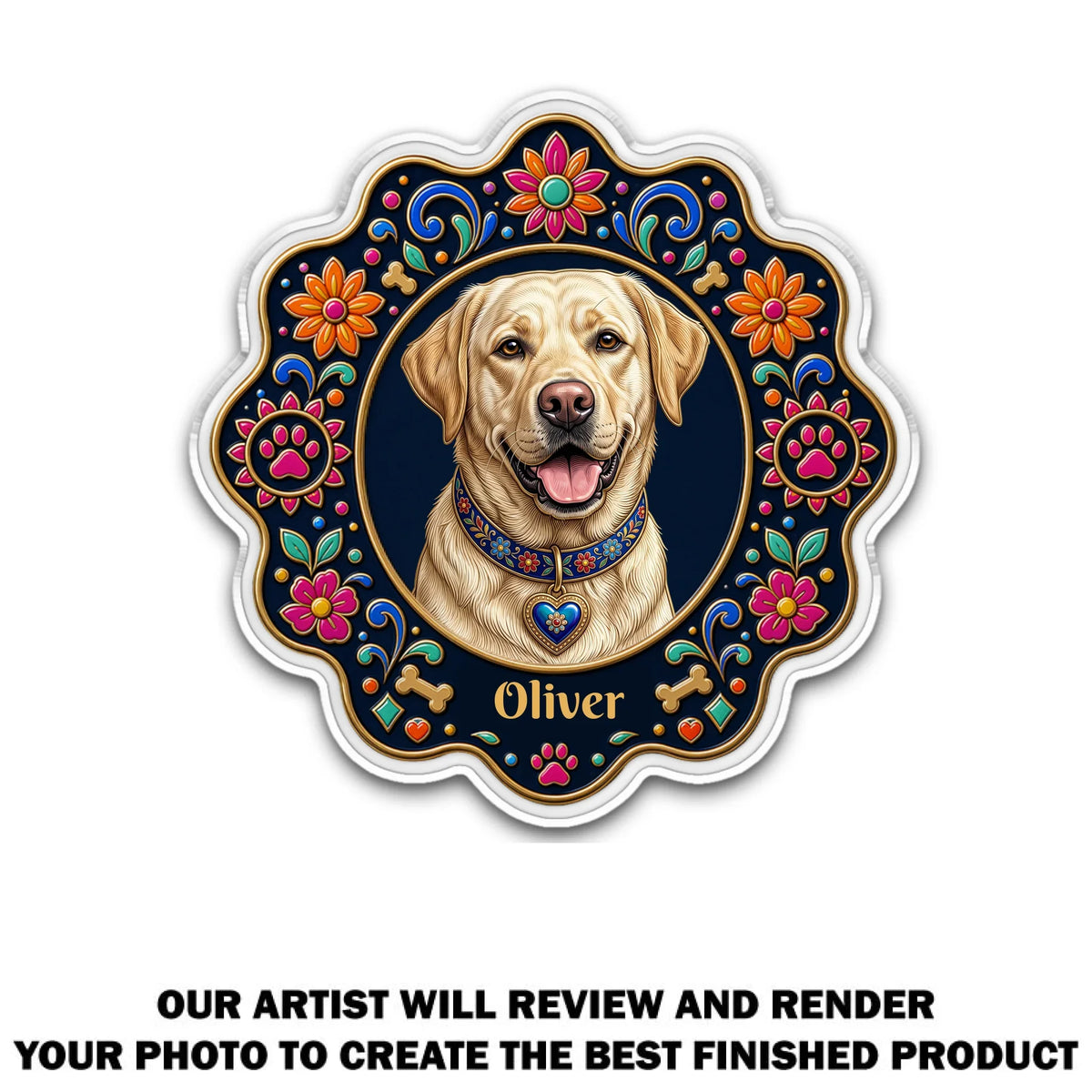 Hispanic Fur Baby - Personalized Acrylic Magnet