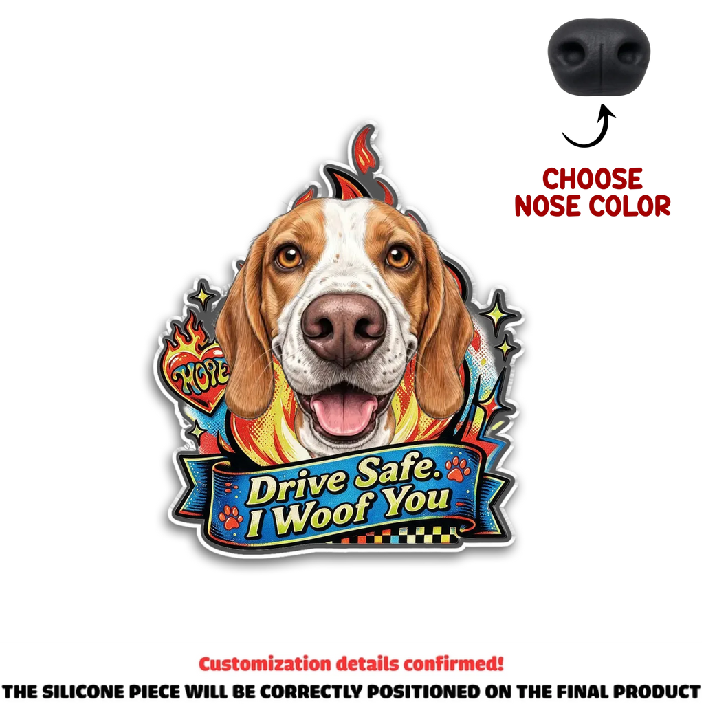 Home Has Paws Waiting - Personalized Nose Squishy Acrylic Car Vent Clip