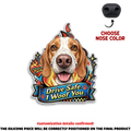 Home Has Paws Waiting - Personalized Nose Squishy Acrylic Car Vent Clip