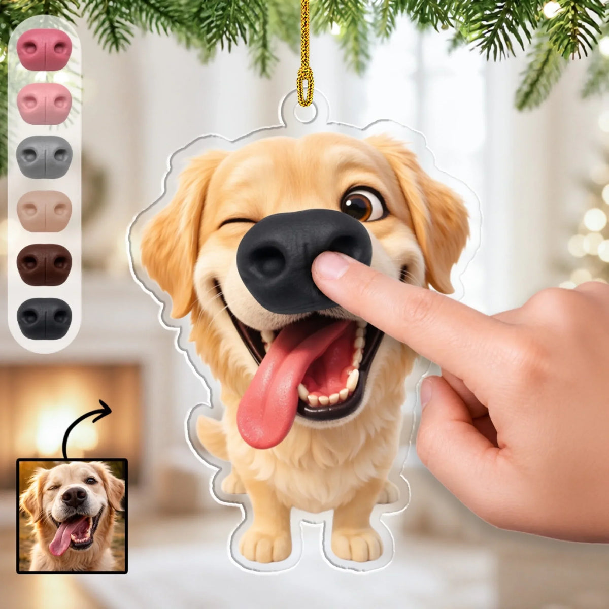 Boop My Nose - Personalized Nose Squishy Ornament