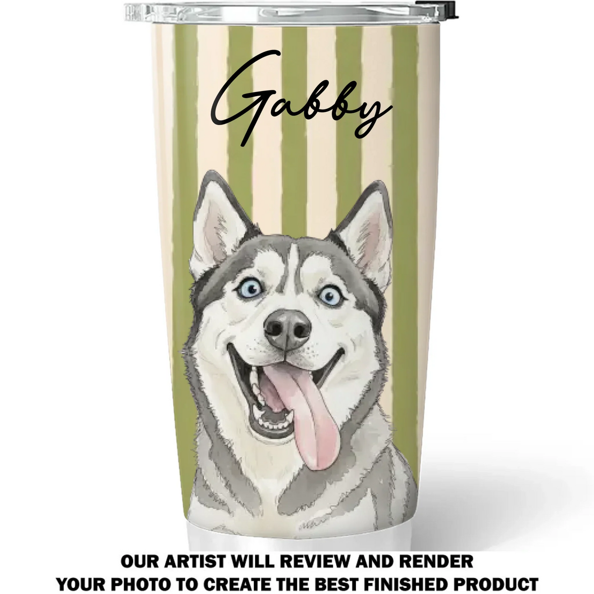 Custom Photo Christmas Birthday Gifts For Dog Mom, Dog Lovers • Beachside Barkers - Personalized Tumbler