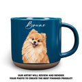 Custom Christmas Birthday Gifts For Dog Mom, Dog Lovers • Little Paw Paradise - Personalized Pottery Mug