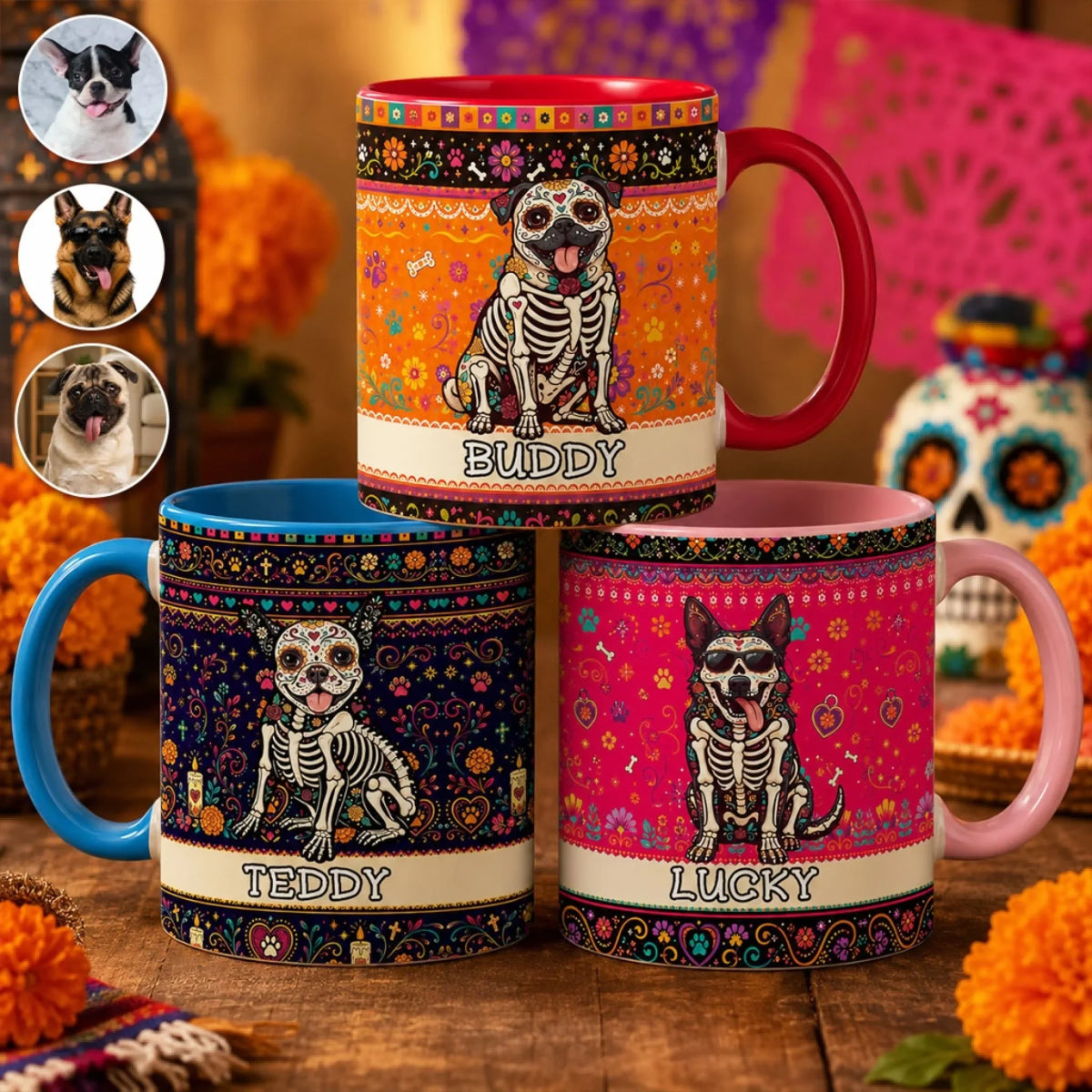 Custom Christmas Birthday Gifts For Pet Lovers • Hispanic Pet - Personalized Accent Mug