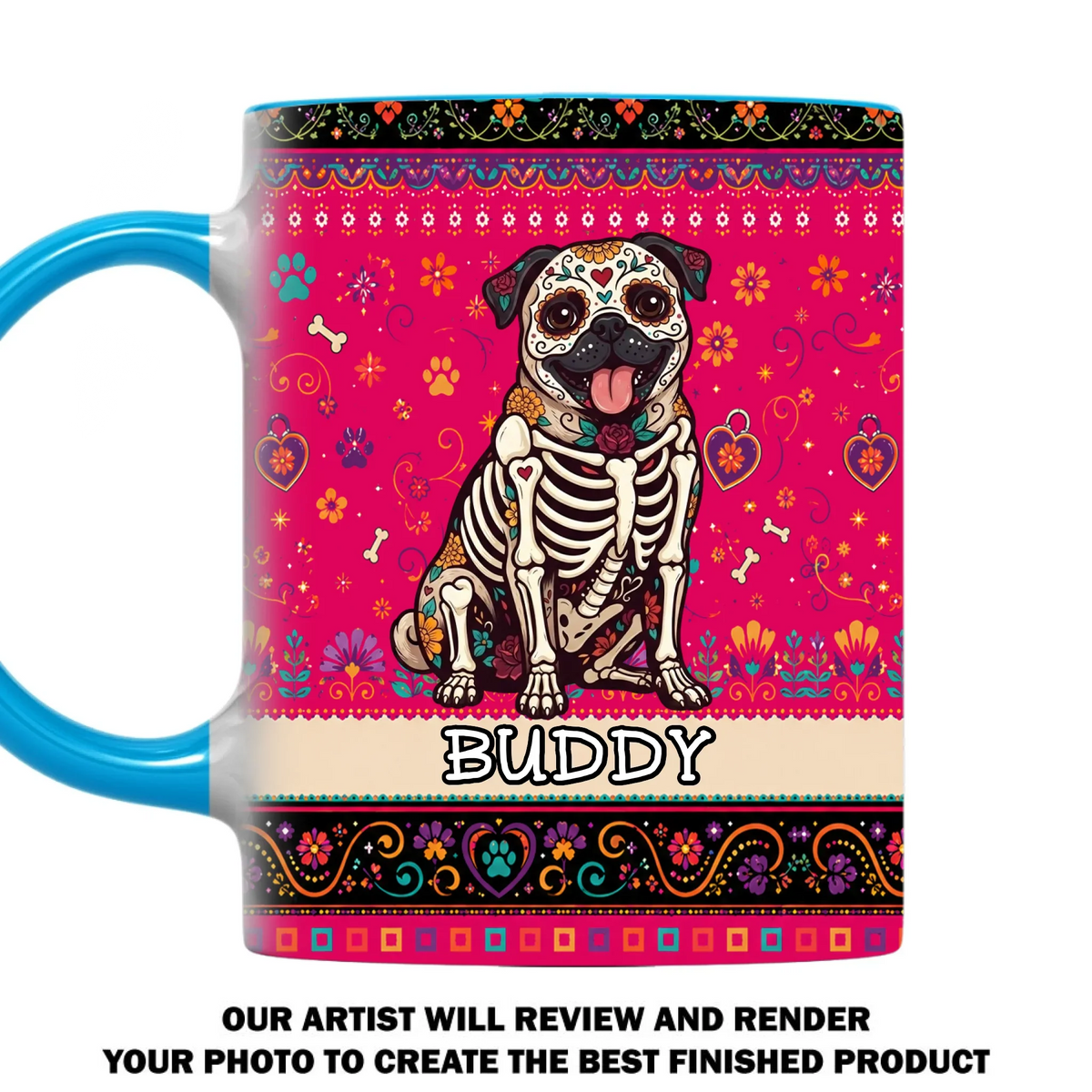 Custom Christmas Birthday Gifts For Pet Lovers • Hispanic Pet - Personalized Accent Mug