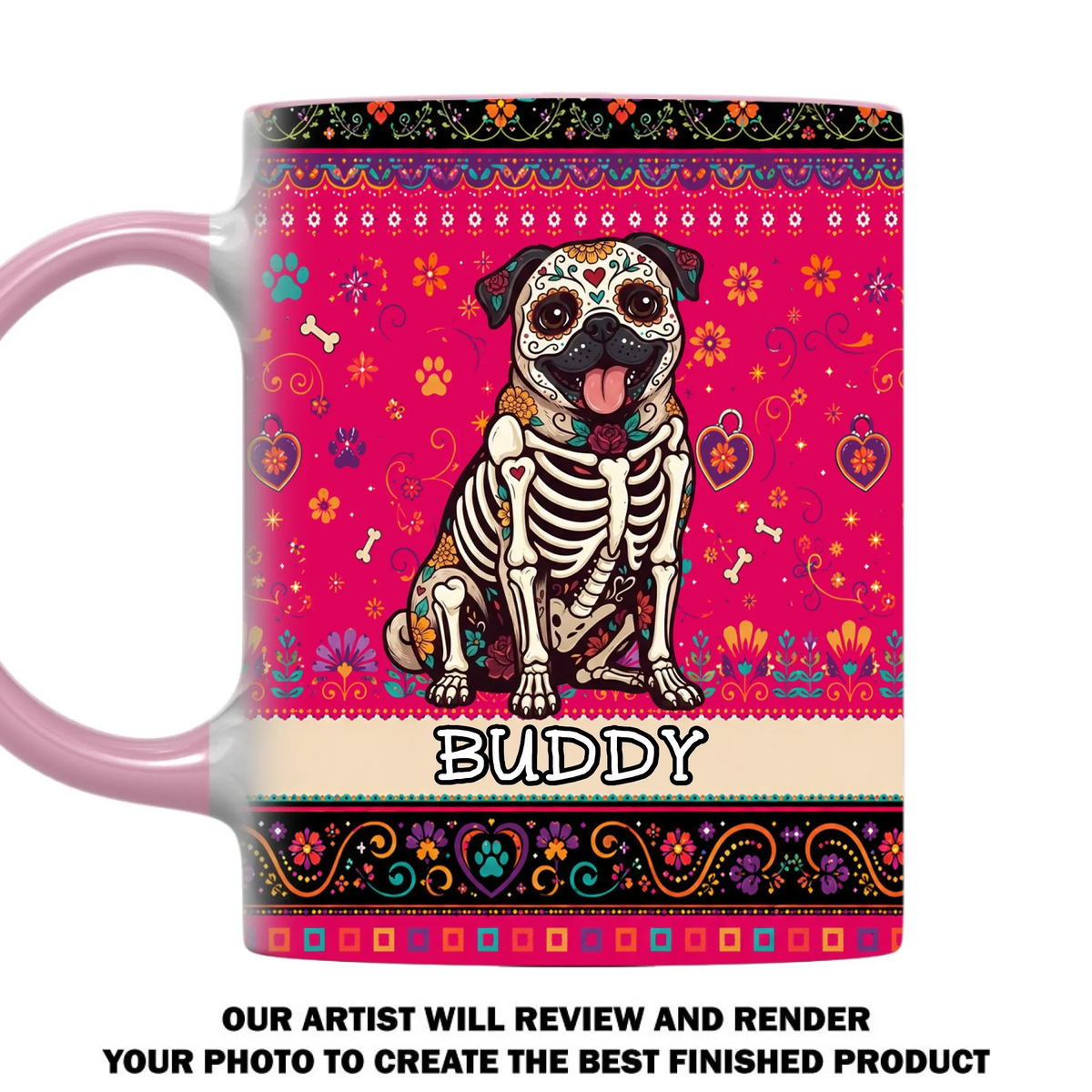 Custom Christmas Birthday Gifts For Pet Lovers • Hispanic Pet - Personalized Accent Mug