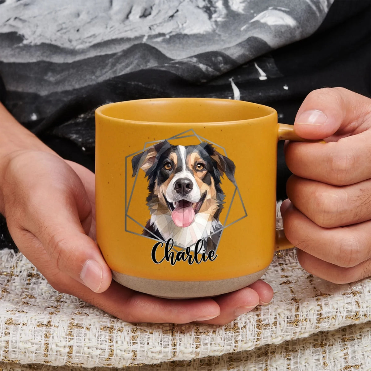Custom Christmas Birthday Gifts For Dog Mom, Dog Lovers • Cozy Is Better With Dog - Personalized Pottery Mug