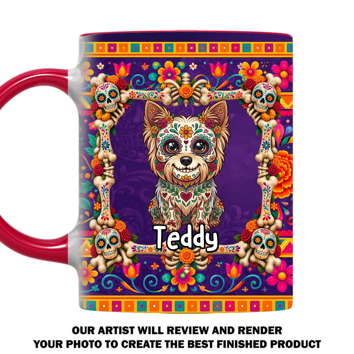 Custom Christmas Birthday Gifts For Pet Lovers • Love Lives On - Personalized Accent Mug