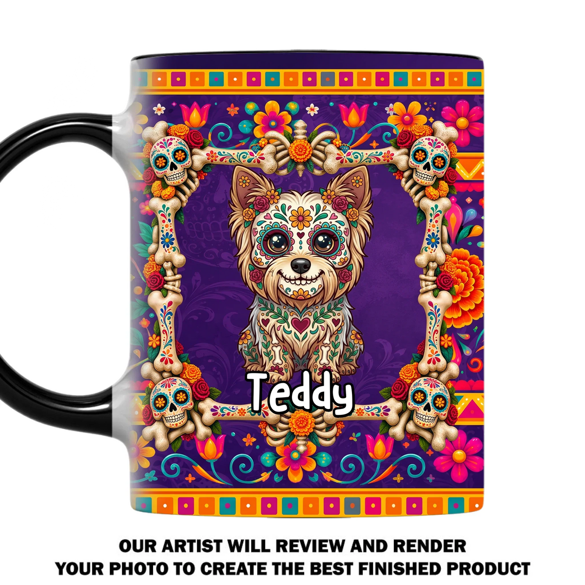 Custom Christmas Birthday Gifts For Pet Lovers • Love Lives On - Personalized Accent Mug