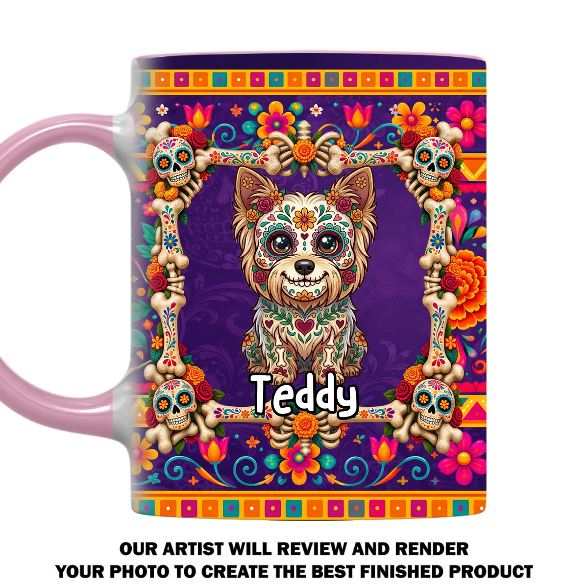 Custom Christmas Birthday Gifts For Pet Lovers • Love Lives On - Personalized Accent Mug