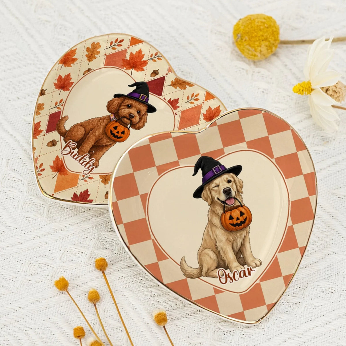 Spooky Pet Lover - Personalized Jewelry Dish