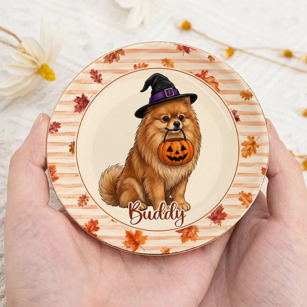Spooky Pet Lover - Personalized Jewelry Dish