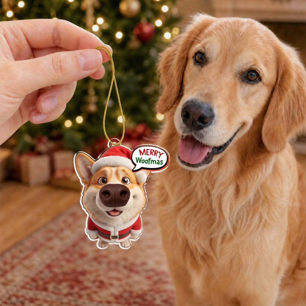 Custom Christmas Decor Home Birthday Gifts For Dog Lovers • One Merry Boop - Personalized Nose Squishy Ornament