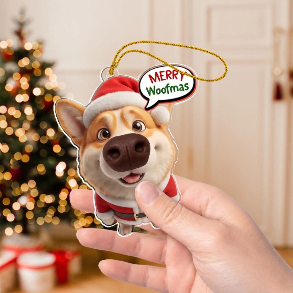 Custom Christmas Decor Home Birthday Gifts For Dog Lovers • One Merry Boop - Personalized Nose Squishy Ornament